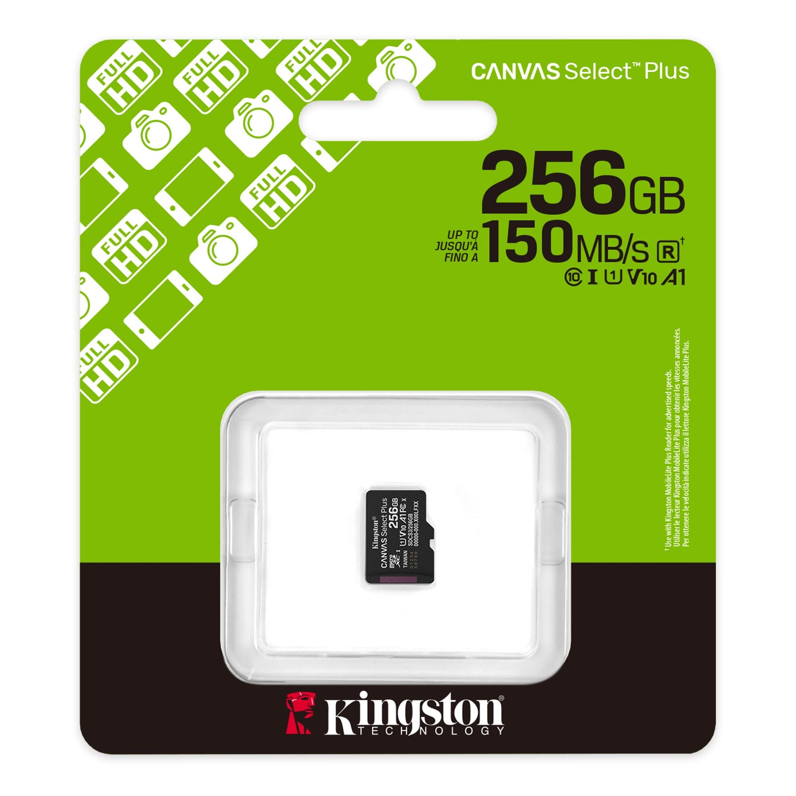Memory Card MicroSD 256GB KINGSton Class 10