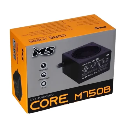 Power Supply MS Core M750B 750W Real Power 80Plus ATX 3.1