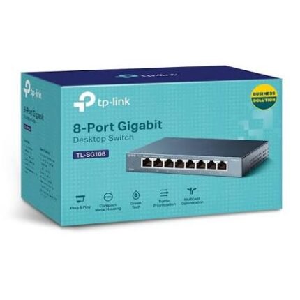 Net Switch TP-Link TL-SG108 8p Gigabit Metal