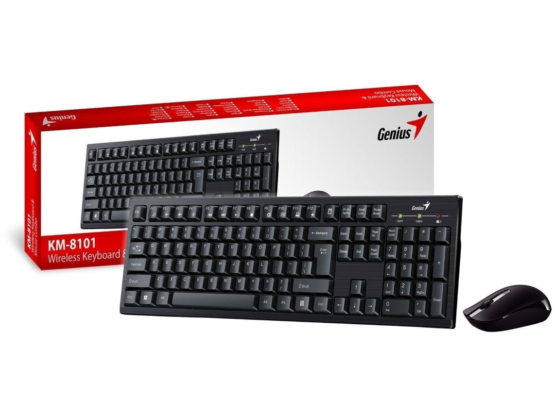 Keyboard and Mouse Genius KM-8101 Wireless