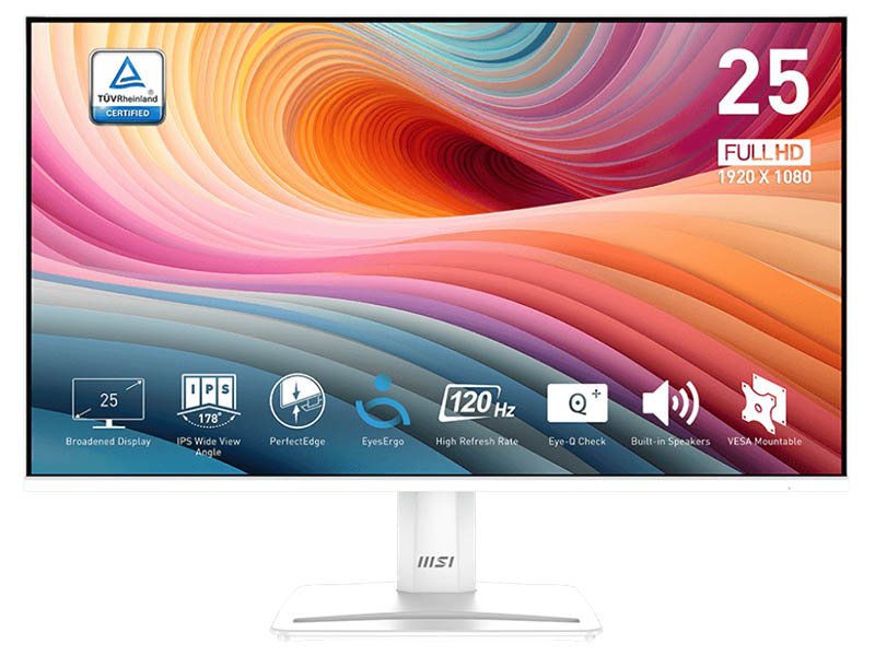 Monitor MSI PRO 25 MP51W E2 White